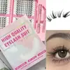 Comércio Exterior Transfronteiriço Cílios Postiços Estilo Leve Pequeno Gênio Kit de Cola Densa Volumosa Realça os Olhos Mostra Aura Mais Vendido