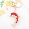 Criativo Novo Metal Dolphin Keychain Marine Animal Keychain Bag pendurado Souvenir Commodities Atacado