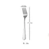 Vajilla Transfronteriza 1010 Acero Inoxidable Juego de Cuchillo, Tenedor y Cuchara para Bistec, Logo de Hotel Comida Occidental Regalo Cuchara Sopera de Mango Largo Estilo Occidental