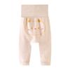 Bebê Proteção da barriga quente primavera e outono calças bebê primavera e outono cintura alta meninos e meninas home wear cueca calça pijama fundo inverno
