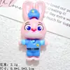 Nuevos Accesorios de Animales de Dibujos Animados Ciudad Conejo Resina Pegamento Crema DIY Decoración para Fundas de Teléfono Móvil Materiales al por Mayor