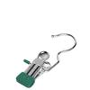 Clip Gancho de Acero Inoxidable Clip Gancho para Calcetines Clip con Forma de 3 Clip de Plástico Sumergido Gancho Doméstico Sin Costuras Colgador Clip Multifuncional