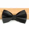 Pajarita Puntiaguda para Hombre Formal Estilo Coreano Puntiaguda Doble Capa Novio Boda Vino Tinto Pajarita Negra para Mujer