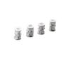 S925 plain prata impressão 6mm barril contas artesanal DIY string pulseira talão jóias acessórios direto da fábrica S0739