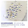 Decoración de uñas de diamante de cristal flash luz de luna tamaño pequeño ojo de caballo mariposa corazón forma plana diamante especial joyería de uñas al por mayor