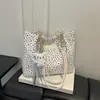 Comércio Exterior Deslocamento Fresco Tendência Estilo Preguiçoso Casual Simples Transfronteiriço 2026 Estampa Grande Capacidade Bolsa de Ombro Única Tote