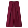 Comercio Exterior 2026 Primavera Nuevo Estilo Europeo y Americano Moda Femenina Casual Holgado Plisado Pantalones Largos 8219100