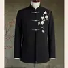 Traje de Casamento do Noivo Terno Zhongshan 2026 Novo Traje Tang Vintage Roupa de Casamento Masculina Estilo Chinês Roupa Masculina