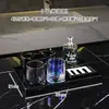 Juego de Tazas para Enjuague Bucal Combinación Taza para Lavar Portacepillos de Dientes Cerámica Portacepillos de Dientes Eléctricos Set Hogar Nórdico Lujo Ligero