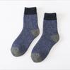 Meias de Lã Grossas de Inverno Gigante para Homem Meias Quentes Acolchoadas de Terry de Meia Panturrilha Combinação de Cores Casuais Meias Toalha Forradas com Lã Lote