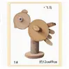 Saco de material de lascas de madeira DIY criativo pintura natural animal feito à mão para crianças fabricação de brinquedo de madeira pintura de galho