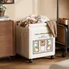 Cesta de Lavandería de Gran Capacidad para el Hogar, Cubo para Ropa Sucia Montado en la Pared, Cesta de Almacenamiento para Baño, Cesta Plegable para Almacenamiento de Ropa Sucia en el Baño