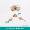 Codo de Latón Resistente de Doble Extremo con Virola Recto 6/8/10mm Conector de Tubería de Cobre Tipo Virola para Humidificador de Alta Presión Marino