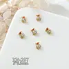 Acessórios de Unha Artística Zircônia Festivos Brilhantes para Ano Novo, Lingote Trazedor de Sorte Saco de Dinheiro, Cabaça de Luxo com Diamantes Decorações de Unha Atacado