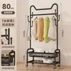 Perchero de Pie para Dormitorio, Móvil con Ruedas, Secador de Ropa de Lujo para Interiores, Perchero Sencillo para Abrigos y Sombreros