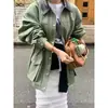 Jaqueta trench coat de comprimento médio com cordão e bolso grande, estilo coreano ins, temperamento e personalidade, feminina 26839