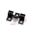 Clips en forma de Z, piso de compuesto de madera y plástico negro, clips de acero inoxidable, conectores sin costura, conectores para piso de exterior, piso de madera plástica