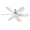 Lámpara de ventilador con bombilla de rosca E27e26 transfronteriza, bombilla LED de bajo consumo, lámpara de ventilador de techo para dormitorio, cocina y estudio.