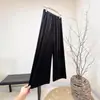 Pantalones de Pierna Ancha con Estampado de Leopardo de Terciopelo Otoño 2025 Nuevo Sueltos con Cordones de Cintura Alta Cálidos para el Hogar Terciopelo Cálido