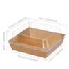 Caja sándwich Western Point Caja para embalaje de rollo de pastel Caja para rollo de toalla Cubierta transparente cuadrada Empaque de hojaldre Snow Mei Niang Beckham