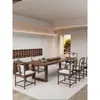 Nova Mesa de Chá e Conjunto de Cadeiras Estilo Chinês Pinheiro Antigo Salão de Chá Zen Mesa de Chá Kung Fu Mesa de Reunião de Negociação Simples de Madeira Maciça Mesa Longa