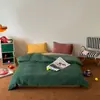 Juego de Cuatro Piezas de Terciopelo de Alto Gramaje, Ropa de Cama de Vellón de Coral, Juego de Tres Piezas de Franela Cálida con Forro de Vellón, Vellón de Leche