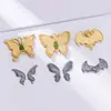Estilo Nacional Song Brocado Mariposa Murciélago Sirena Base Colgante Hecho a Mano DIY Hanfu Broche de Presión Adorno Colgante para Coche Accesorios