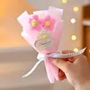 Flores Artificiales, Flores Mini Pompones, Flores de Hilo Tejido, Flores Hechas a Mano, Accesorios para Regalos, Pequeños Ramos Transfronterizos al por Mayor
