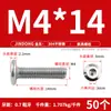 Tornillo Hexagonal de Acero Inoxidable 304 para Muebles, Cabeza Plana Grande, Borde Invertido, Tornillo de Cabeza Redonda, Perno de Borde Invertido