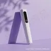 Lâmpada de arte de unha transfronteiriça de linha única, pequena lâmpada de unha portátil de secagem rápida com suporte, lâmpada de cura de unha LCD com luz focada, lâmpada de secagem rápida