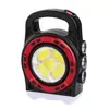 Fuente de Luz Solar Recargable Portátil Luz de Emergencia Cob Recargable Lámpara de Iluminación para Camping al Aire Libre Linterna para el Hogar