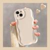 Adecuado para iPhone 15, carcasa de teléfono móvil con patrón de crema, Apple 14, transparente, 12, silicona suave, 7p, resistente a caídas, material suave, XR simple
