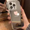 Amor simple por funda de teléfono Apple 16Promax nueva 15pro/14 espejo 13x11pro78xr