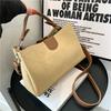 Bolso de Moda Bolso de Mujer 2023 Nuevo Trendy Simple Commuter Bolso de Mujer Texturizado Casual Bandolera Portátil Bolso de Mujer