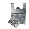 Uau, Sacolas Plásticas Pequenas Prata-Cinza 36*56 40*60 55*80 65*92 Feitas Sob Medida com Alças para Armazenamento