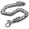 Pulsera de doble quilla retro para hombre de moda transfronteriza Long Rui pulsera de quilla punk pulsera gótica pulsera de grifo