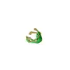 Anillo Divertido de Rana Diseño de Nicho Femenino Anillo Lindo Simple Anillo de Dibujos Animados Novia Pareja Joyería de Moda
