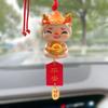 Año del Dragón Colgante Festivo para Coche Colgante para Coche Dragón Chino Colgante para Coche Amuleto de Paz Colgante para Espejo Retrovisor