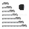 Luz de Barra Intermitente para Coche Transfronteriza 4 LEDs Larga Tira de Luces Señal de Tráfico de Rescate Luz de Advertencia Estroboscópica para Techo de Coche