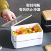 Lonchera Térmica Se Puede Poner en el Horno de Microondas, Trabajador de Oficina, Estudiante, Lonchera Casera, Vajilla, Cuchara, Recipiente para Verduras, Grado Alimenticio