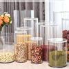 35 Tipos de Vasos de Flor de Plástico Acrílico Reto com Tampas, Antiderrapantes, Design Simples, Vasos Transparentes para Arranjos Florais, Vasos para Arte Floral