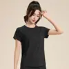 Camiseta de yoga de secado rápido para mujer, transpirable, corte ajustado, top deportivo adelgazante, ropa profesional para entrenamiento y fitness