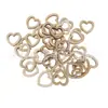 Decoración festiva de boda directa de fábrica anillo de corazón de melocotón colgante hueco de madera amor accesorios de moda hechos a mano