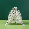 Bolsas de Regalo Navideñas con Cordón de Fábrica, Bolsas para Empaquetar Regalos de Navidad, Bolsas de Almacenamiento, Bolsas de Regalo para Fiestas