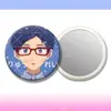 Club de Natación Masculino Gratuito Tachibana Makoto Nanase Haruka Espejo de Lata Espejo de Maquillaje Espejo Portátil Merchandising de Concierto