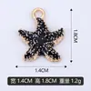 Serie Oceánica Colgante de Estrella de Mar con Lentejuelas DIY Accesorios Decorativos Lote Mixto Transfronterizo Venta al por Mayor Directa de Fábrica