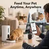 Comedero Inteligente WiFi para Mascotas 4L Dispensador Automático de Comida para Perros y Gatos con Control por App, Temporizador y Grabación de Voz