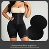 Body moldeador de cintura alta, abotonado, europeo y americano, con control de abdomen, ceñidor de cintura, levantamiento de glúteos y glúteos acolchados para moldear y estilizar el cuerpo, con cuello halter y diseño de corsé.
