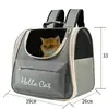 Ventana transparente, mochila transportadora de gato transpirable, transportador de mascotas portátil para salidas, gran capacidad, adecuado para gatos y perros, se puede llevar en la mano