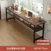 Mesa para quarto de menina, uso doméstico, mesa retangular longa, mesa estreita de parede, bancada de trabalho, mesa de computador, simples para casa de aluguel